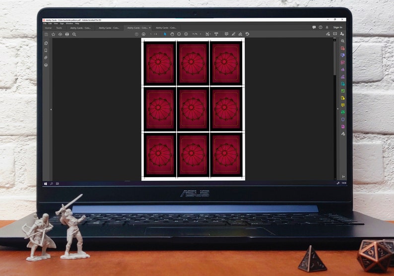 Ability Cards full Color Dnd 5e PDF Fillable Etsy
