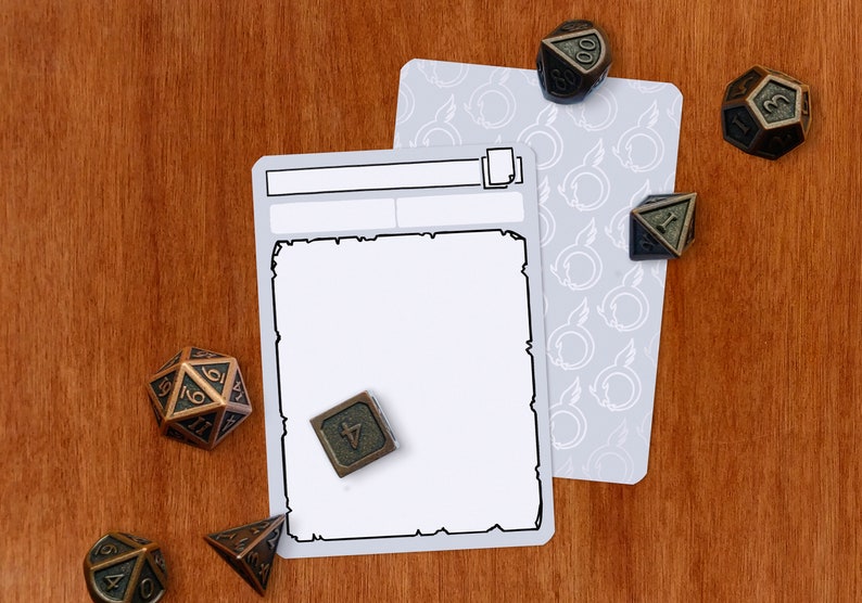 Ability Cards Dnd 5e PDF Fillable Same Size as the Etsy