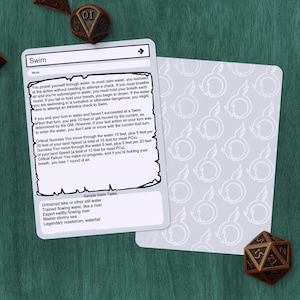 Cartes de compétence - Pathfinder 2e | PDF | À remplir