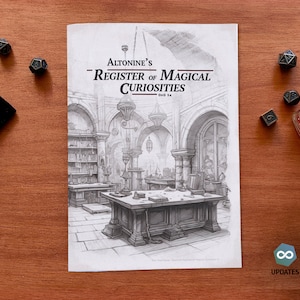 Registro delle Curiosità Magiche - DnD 5e / PDF