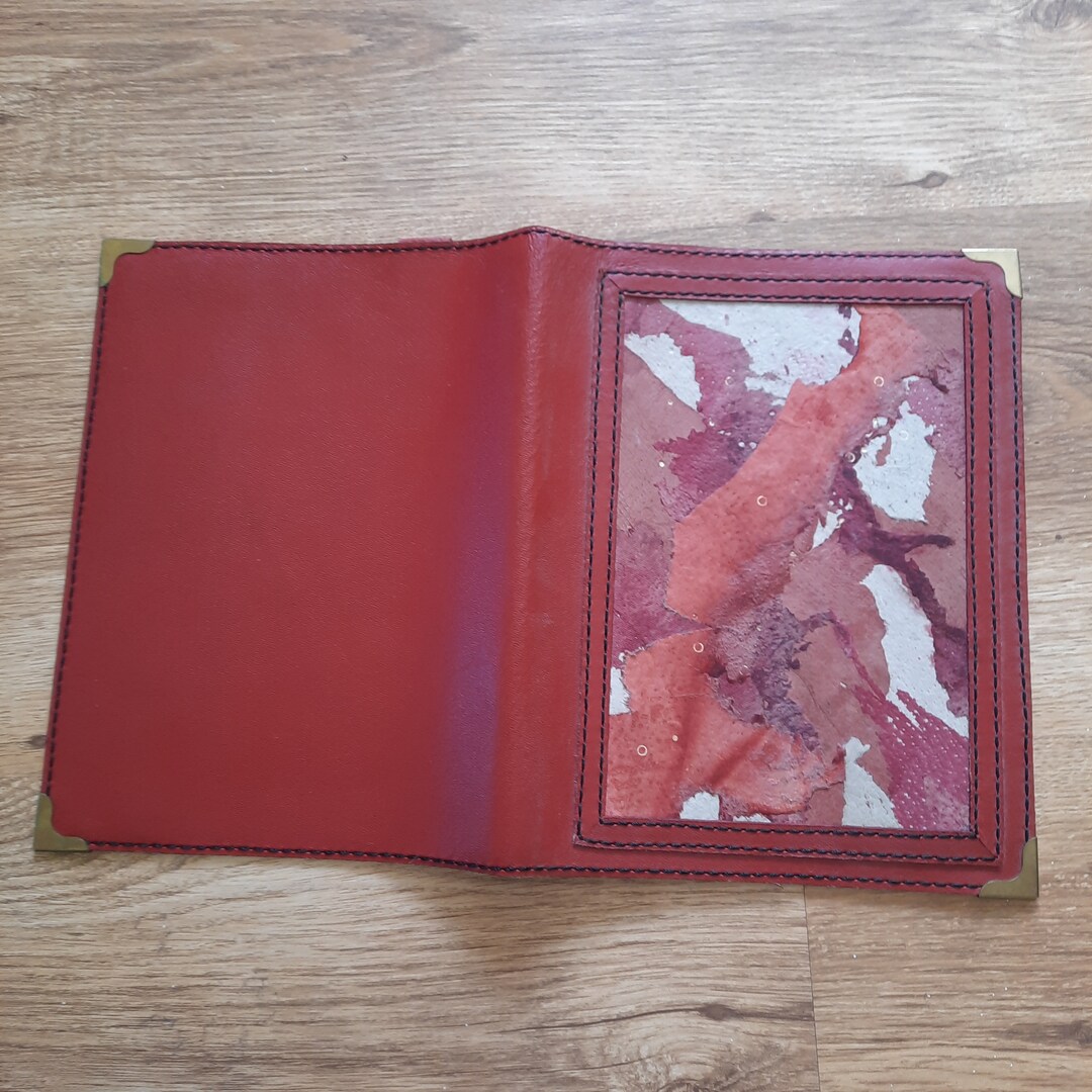 Leather Book Covers Natural Leather Book Case Leather Document Holder