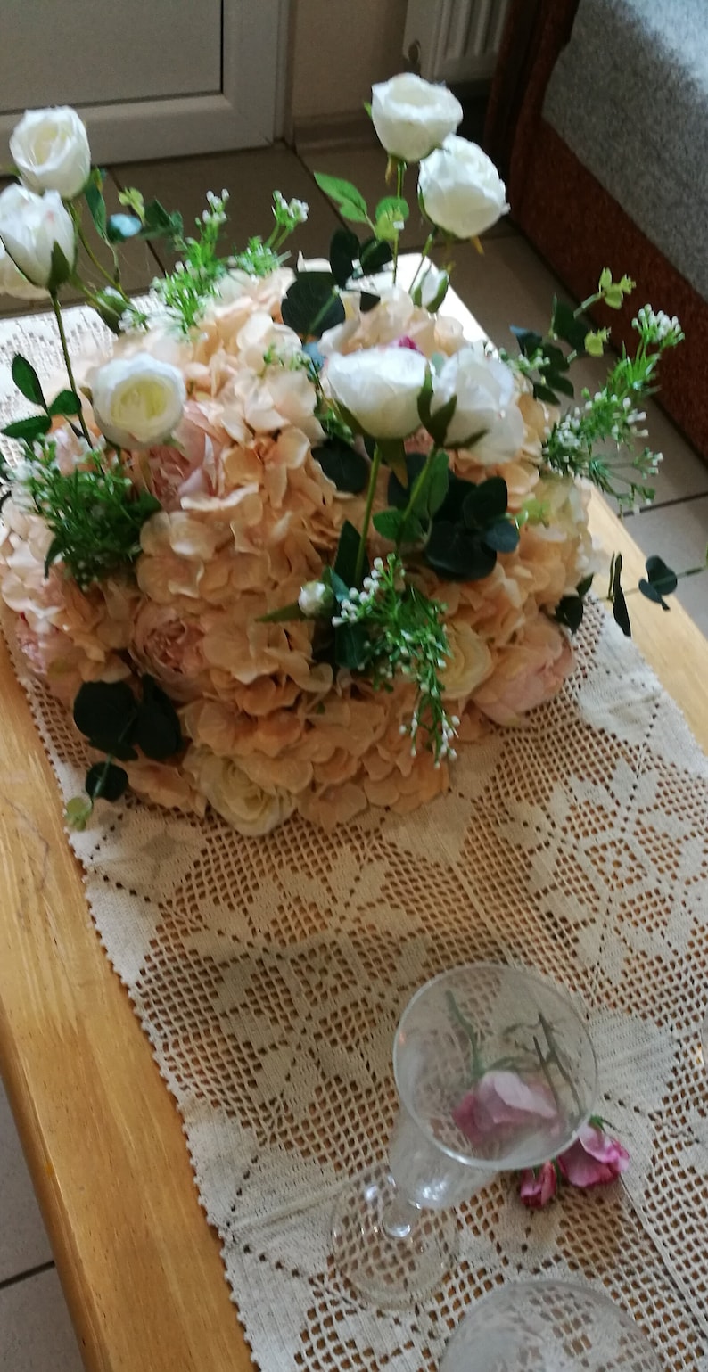 peonies roses Flowers bouquet,beautiful table decor,silk flowers wedding table hydrangea holidays wonderful gift holiday table decor