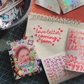 LOVE LETTER Alphabet Holographic Vinyl Deco Sticker Sheets / cursive script alphabet stickers for polcos, journal spreads, lightstick!