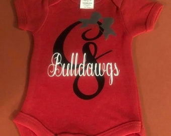 Georgia G with Bulldawgs and Bow