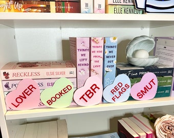 Library Sign | Book Decor | Bookish | Conversation Hearts | Valentines Day Decor | Valentines Day Sign