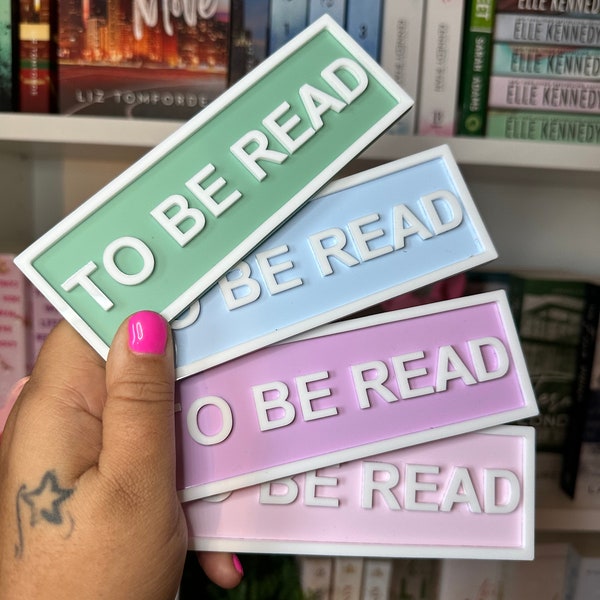 To Be Read | Library Sign | Street sign | book sign | bookish decor | TBR Sign