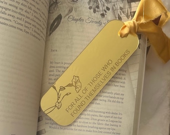 Bookmark | Acrylic Bookmark | Bookish | Bookish Gift | Birth Flower Bookmark |