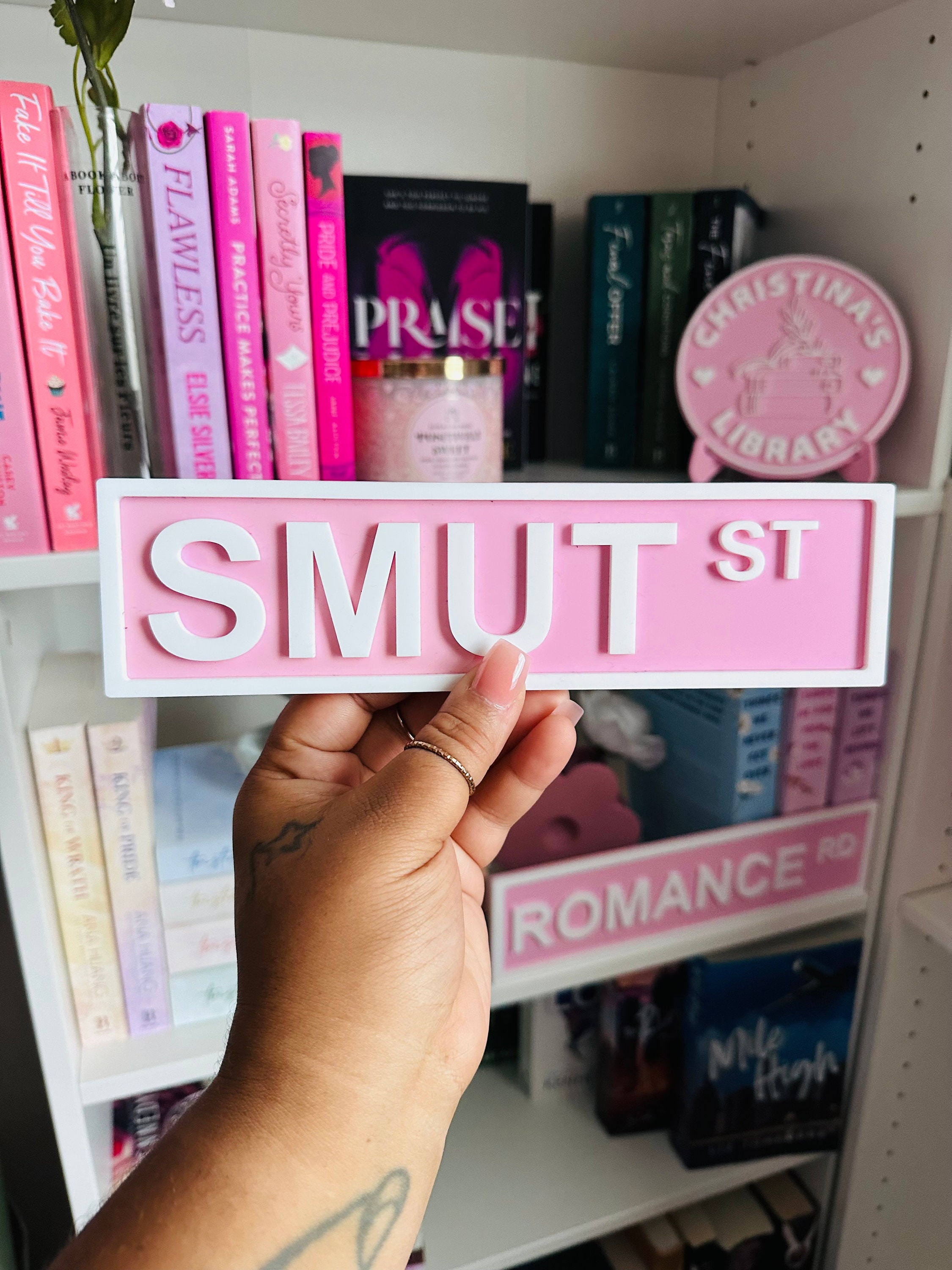 Library Sign | Street sign | book sign | bookish decor