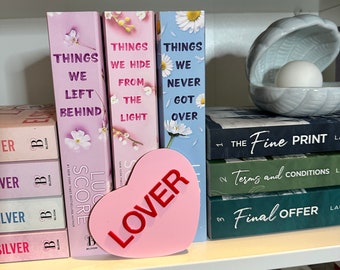 Library Sign | Book Decor | Bookish | Conversation Hearts | Valentines Day Decor | Valentines Day Sign