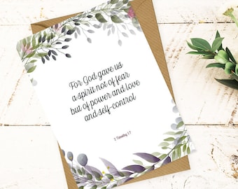 Carte scritturali stampabili Carte cristiane Flat Piegato 5x7 & 4x6 Bible versetti cartoline stampabili biglietti di auguri digitali Download istantaneo