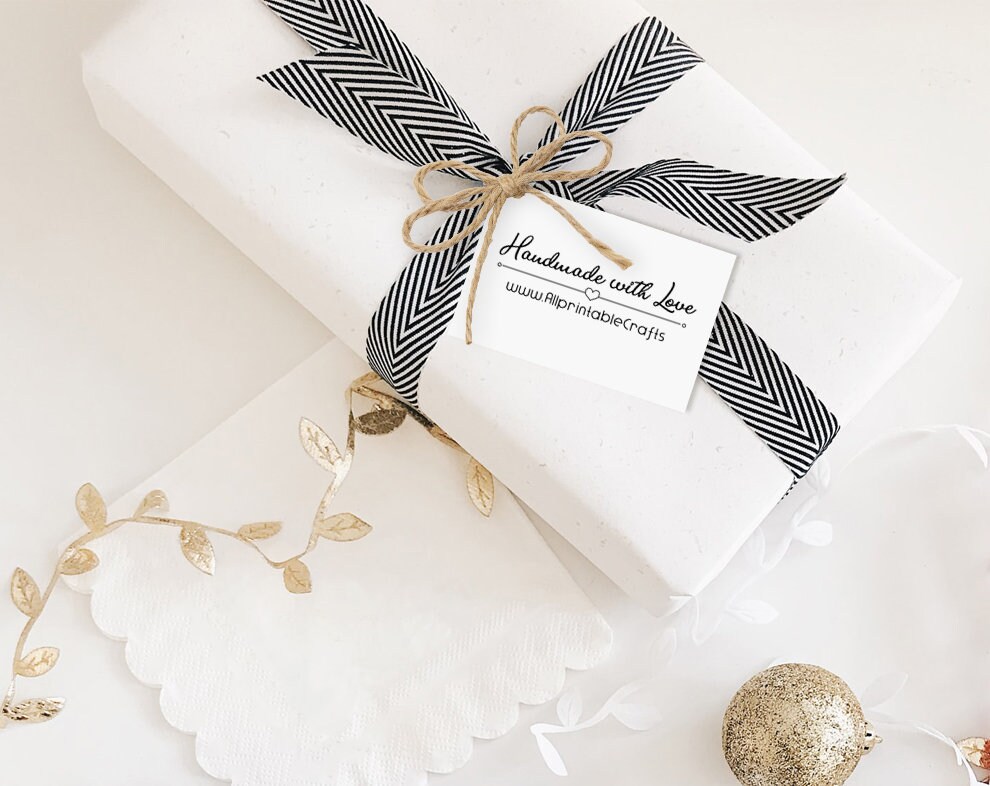 Custom Printable Tags Template Handmade With Love Tags Set Instant Custom Printable Tags Template Handmade With Love Tags Set Instant
