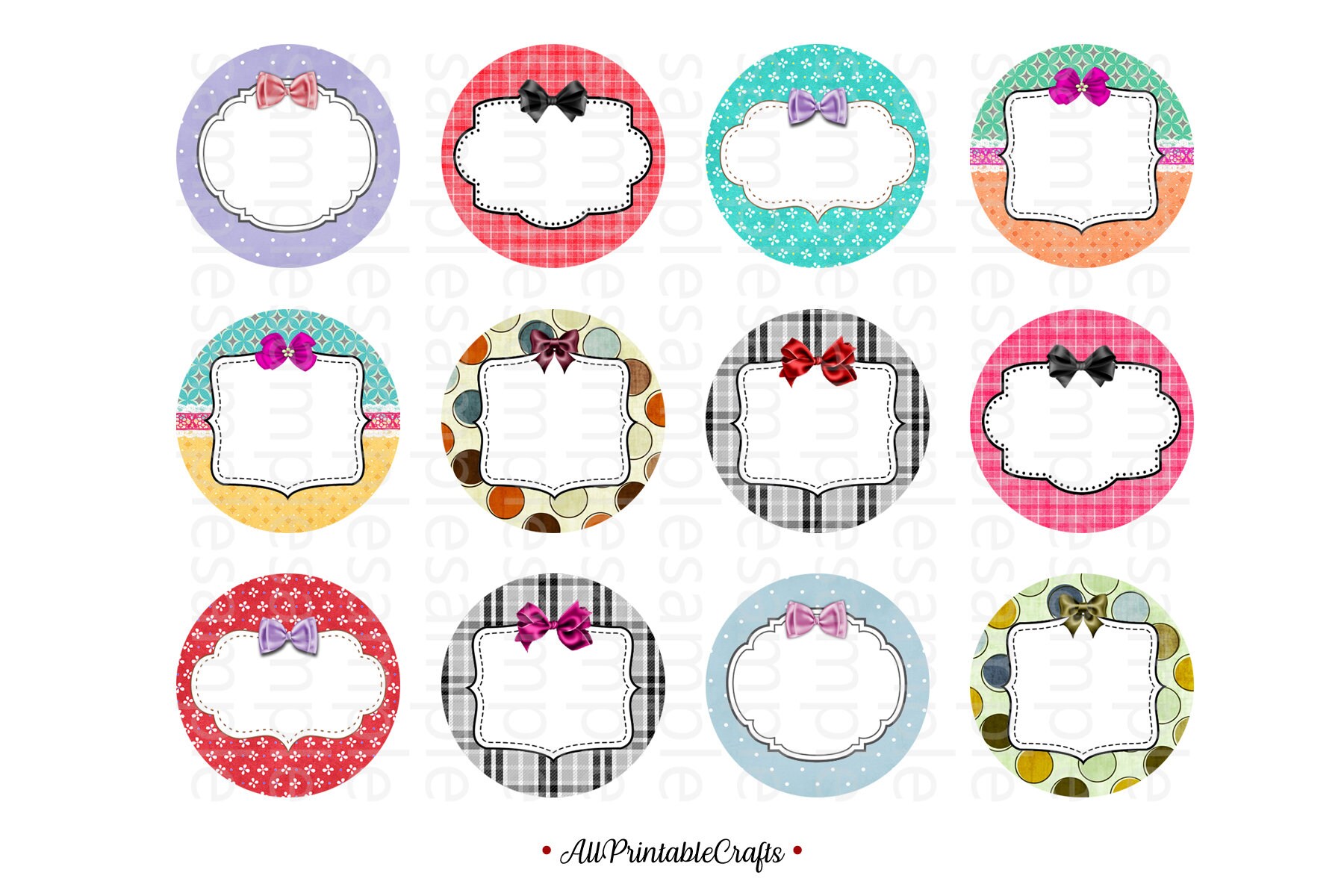 Customized Bottle Caps Images Printable 1 Inch circles 25mm Etsy