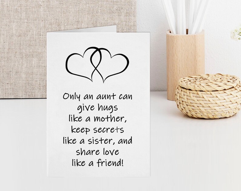 auntie birthday card printable aunt card aunt gift etsy