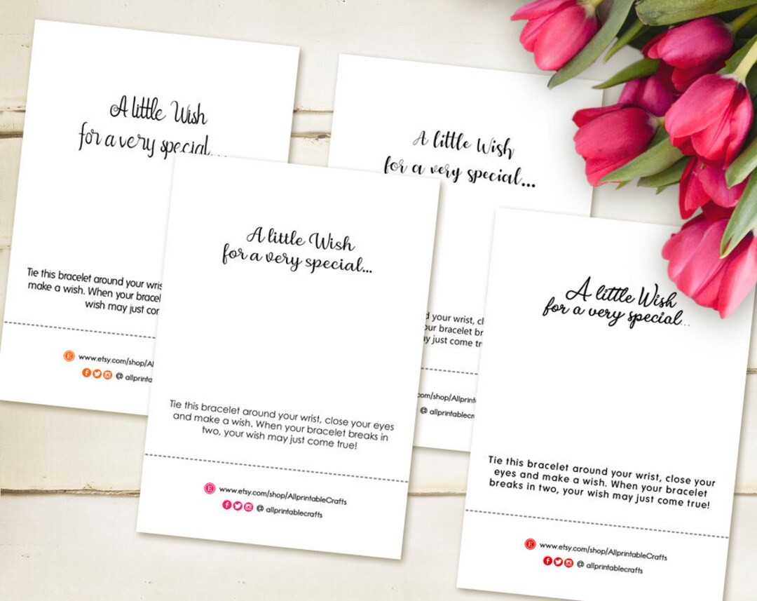 Customizable Printable Jewelry Display Cards Set - Etsy