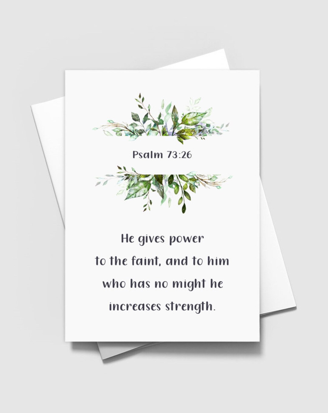 Printable Scripture Cards Christian Cards Flat Folded 5x7 &amp; - Etsy