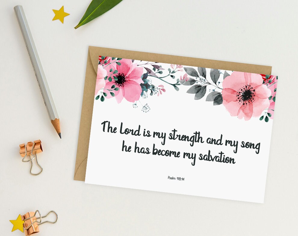 Printable Bible Verses Cards Scripture Christian Cards Flat Folded 5x7 &amp; 4x6 Bible Verse ...