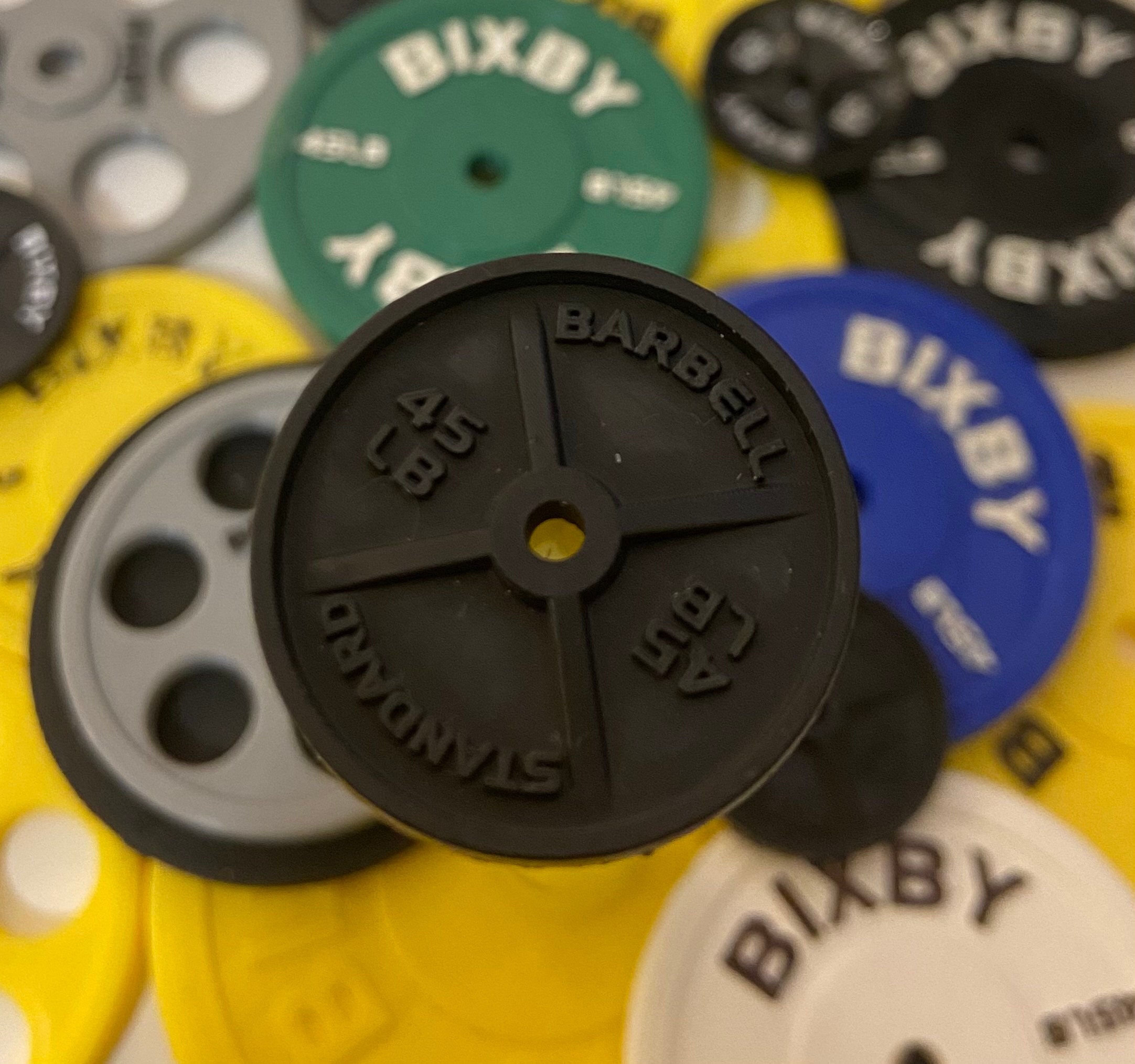 Custom Barbell Weight Plate Keychain Etsy