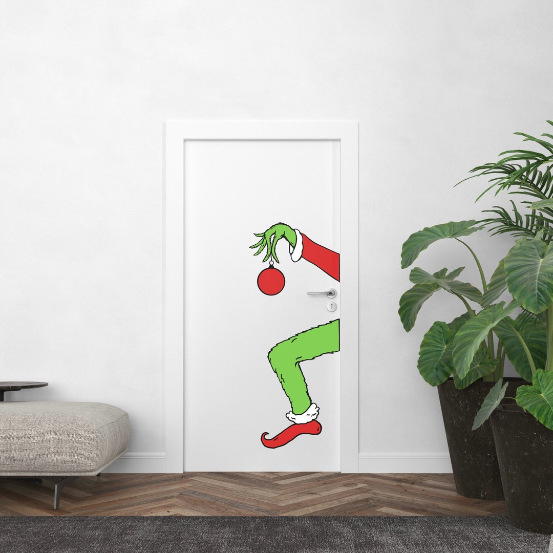 Grinch SVG, Grinch Door Decor SVG, Grinch SVG Bundle, Christmas Door