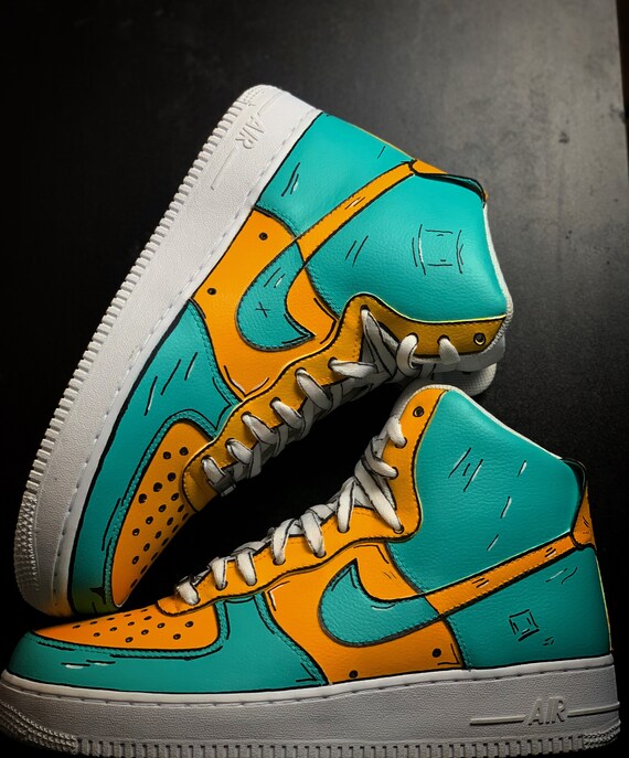 custom air force high tops