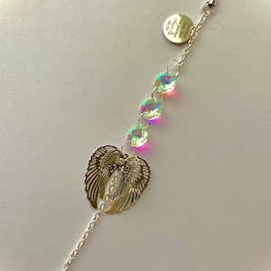 Guardian Angel Car mirror accessory/Angel wings mobile/Memorial gifts