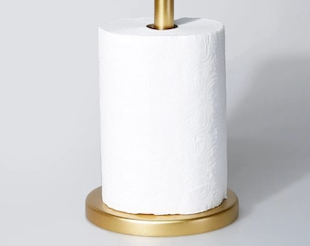 Century Paper Towel Holder in Gold Color