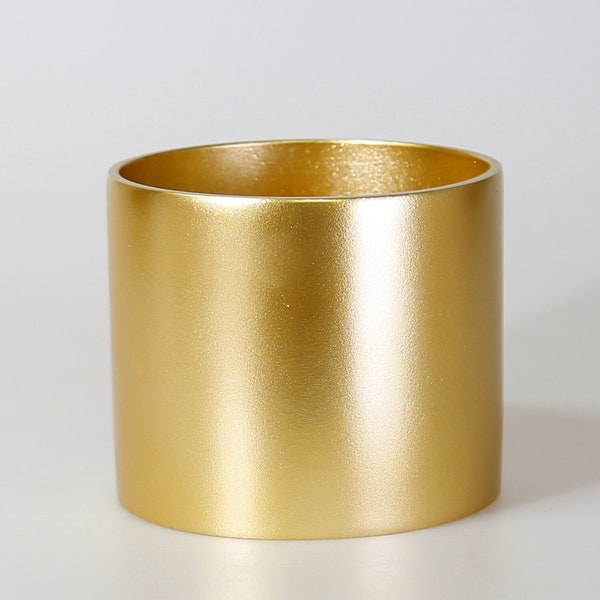 Infinty Resin Plant Pots in Gold Color