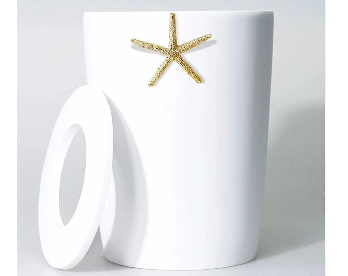 Mermaid Wastebasket, Mermaid Nursery Trashcan, Girl Bedroom Wastebasket