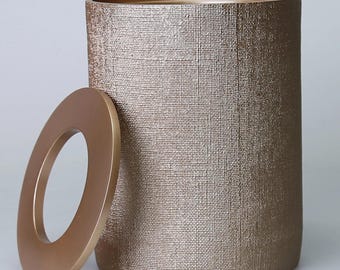 Linen Model Resin Trash Bin with Classic or Hygienic Lids for Bathroom, Kitchen, Office / Trash Can / Garbage Box / Waste Bin / Dustbin