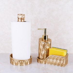 2 Papierhandtuchhalter & Schwammhalter Seifenspender / | Etsy