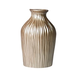Mink Resin Medium Flower Vase, Waterproof Decorative Table Plant pot