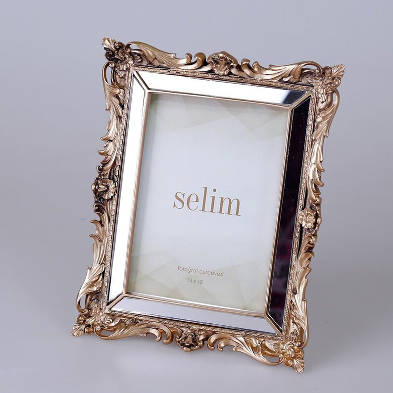Picture Frames with Gold and Silver Colors / Photo frames for Etsy