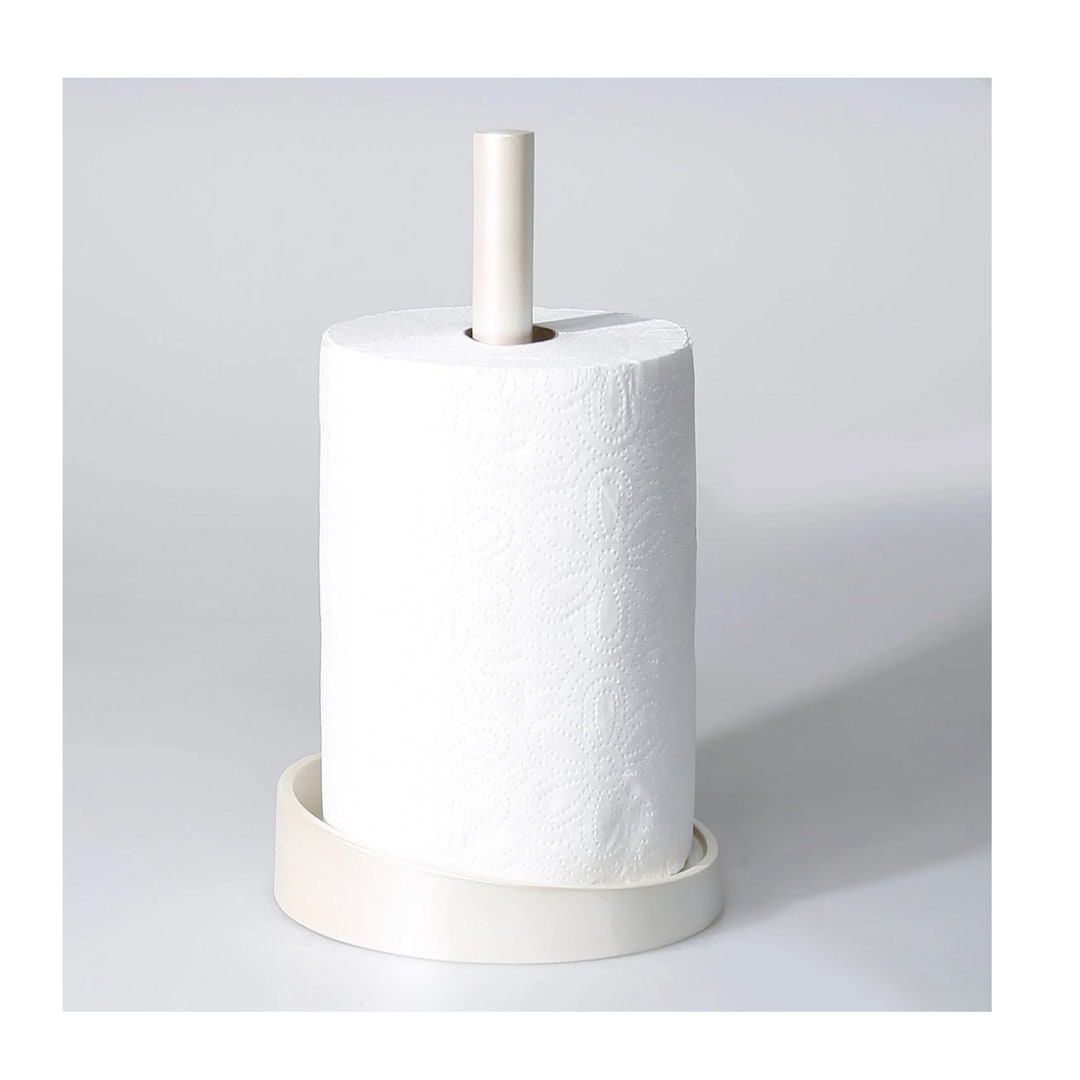 Astoria Portable Paper Towel Holder in Pearl Color / Made of Etsy