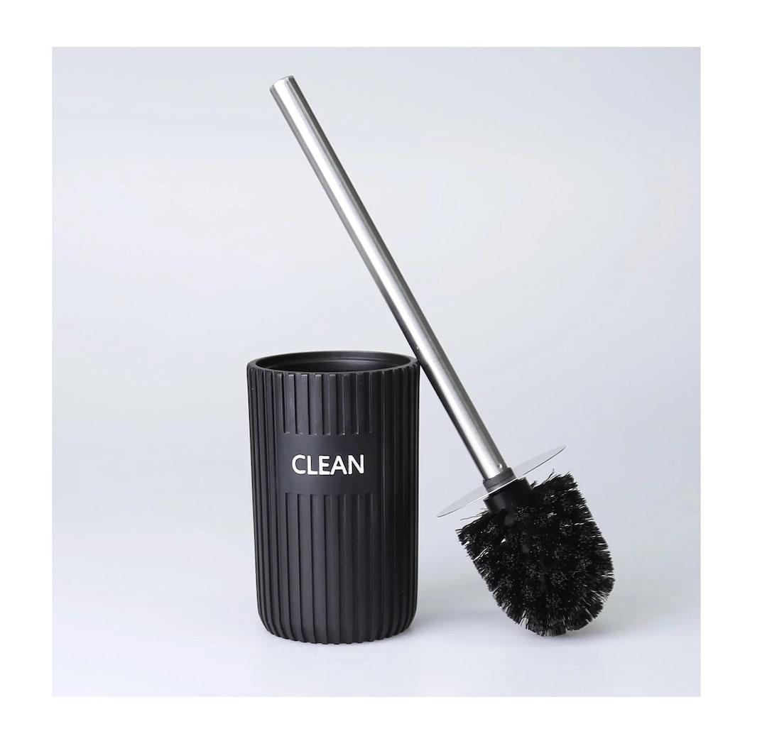 Grooved Toilet Brush in Black Color - Etsy