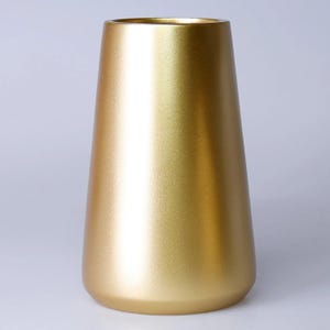 Simple Model Decorative Flower Pots / Modern Plant Pots / Resin Large Vases in Gold Color