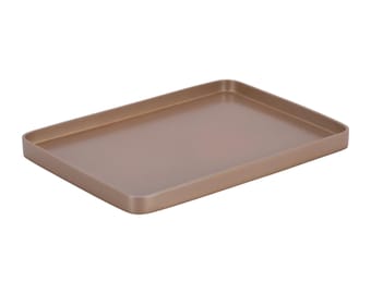 Mink Rectangular Tray – Decorative Vanity Tray for Bathroom, Jewelry, Modern Home Decor Gift