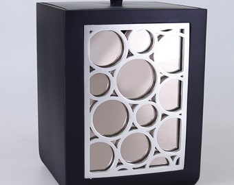 Mirrored Waste Basket - Etsy