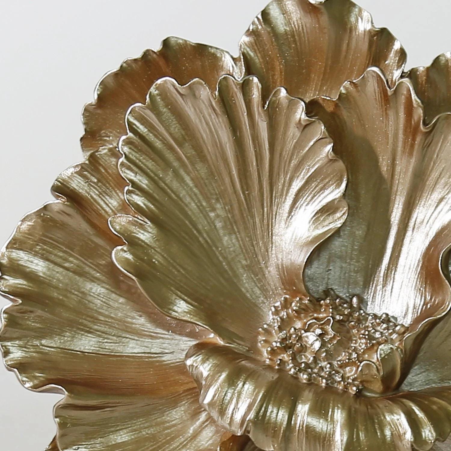 Black Azalea Wall Hanging Decorative Flower – 3D Wall Art for Home