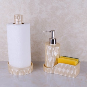 2 Papierhandtuchhalter & Schwammhalter Seifenspender / | Etsy