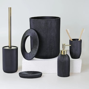 Harz-Badezimmerzubehör-Set: Modernes Baddesign - Lydia-Kollektion