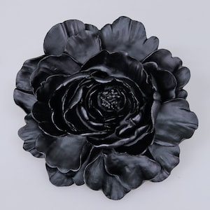 Lotus Wall Hanging Decorative Flower in Black Color