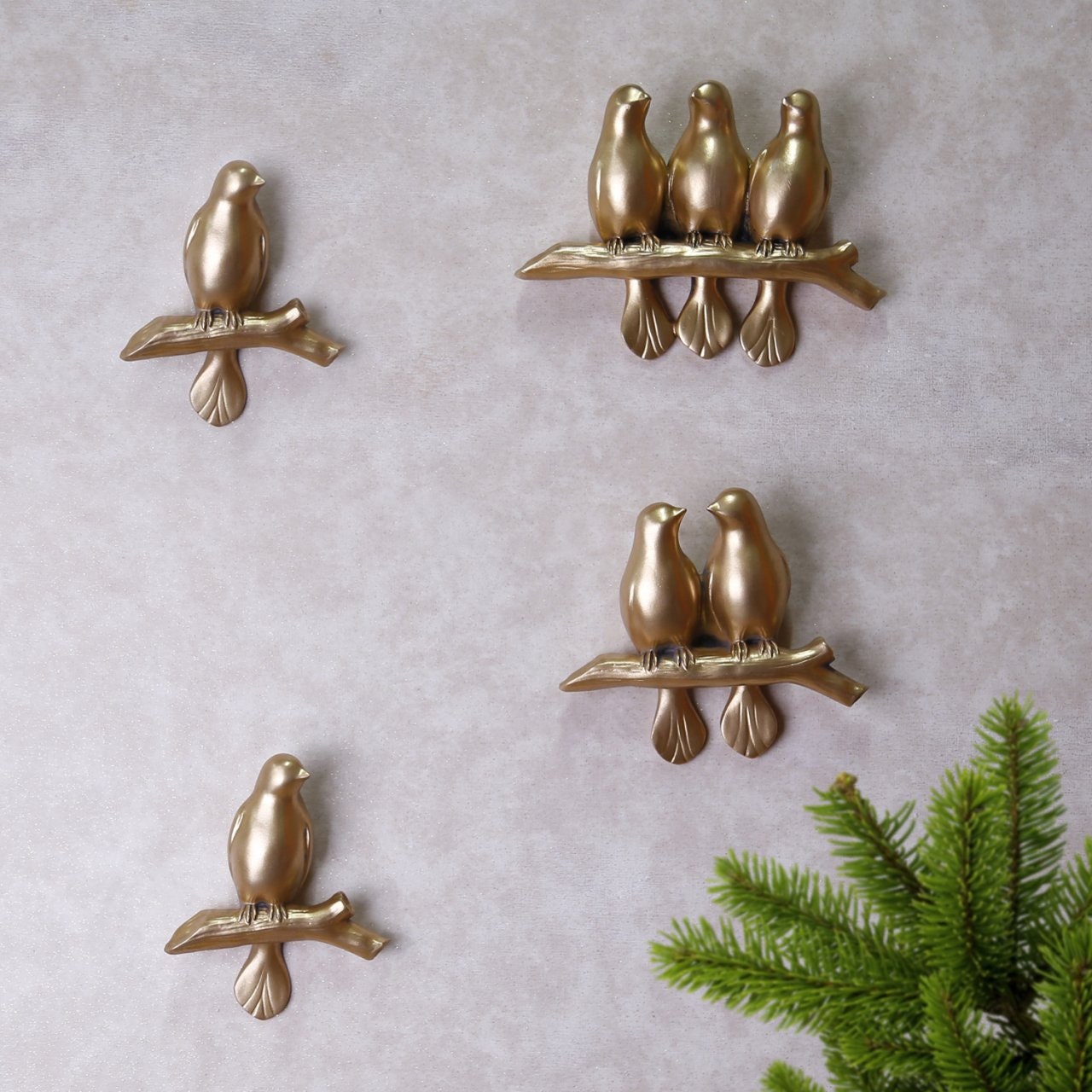 Set of 3 Wall Birds / Wall Decor / Home Design / Wall Design Etsy