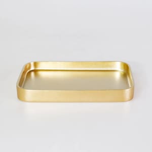 Victoria Rectangle Resin Tray / Jewelry Organizer Tray / Decorative Trays / Very Useful Kitchen, Bedroom or Bathroom Trays / Gold Tray
