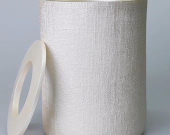 Linen Model Resin Trash Bin with Classic or Hygienic Lids for Bathroom, Kitchen, Office / Trash Can / Garbage Box / Waste Bin / Dustbin