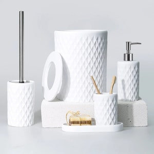 Outhouses Novelty Shower Curtain, Towels, Soap Dish, Tissue Box, Tumbler,  Toothbrush Holder, Wastebasket