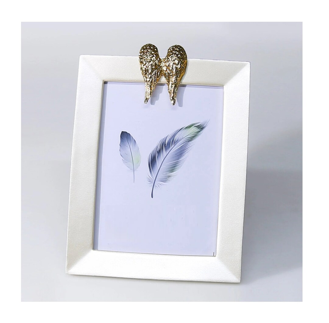 Angel Wings Picture Frame in Pearl Color Etsy