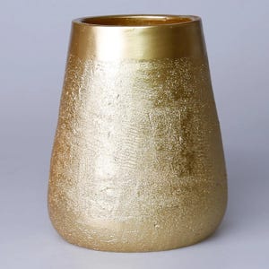 Gold Resin Flower Pot: Modern Vienna Vase, Decorative Plant Pot