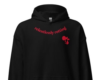 Relentlessly Rotting Sweatshirt | Nu Goth | Pastel Goth Clothing | Occult Sweater | Grunge Aesthetic | Witchy Clothing | Dark Fashion