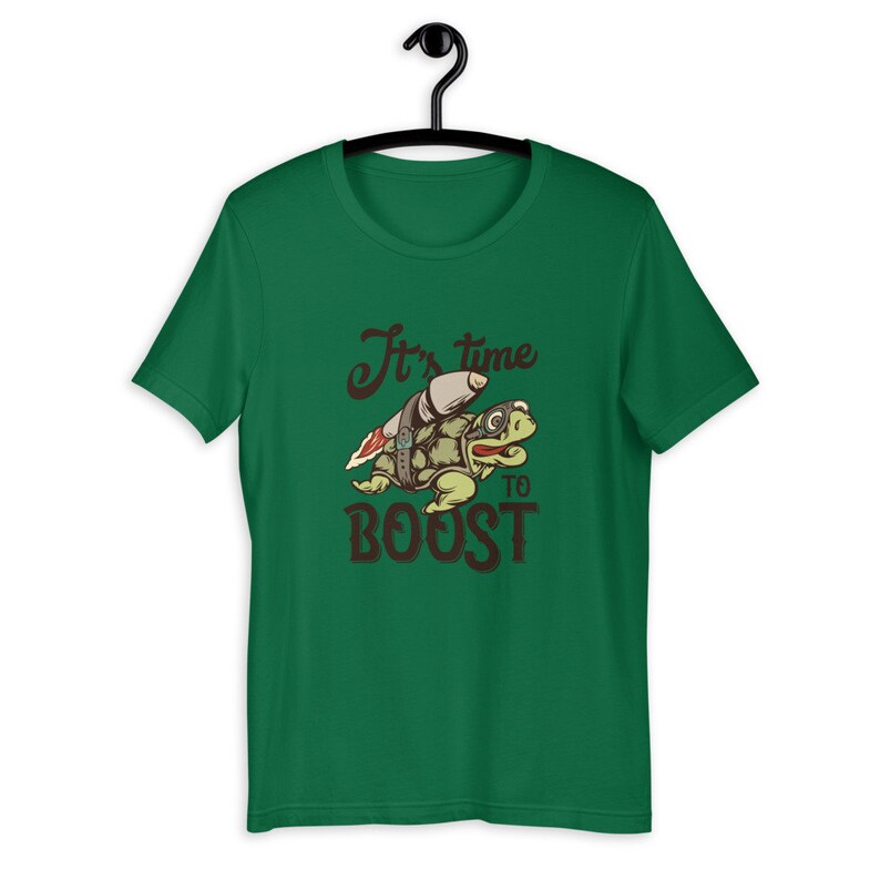 It's Time To Boost Short-Sleeve Unisex T-Shirt Custom t image 3