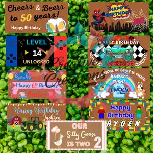 Bundle 2 EDITABLE Banner Templates