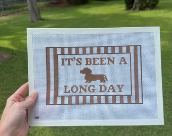 Its been a long day-needlepoint canvas